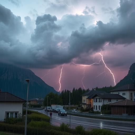 Silne burze i ulewy w Szwajcarii: Ostrzeżenia przed powodziami