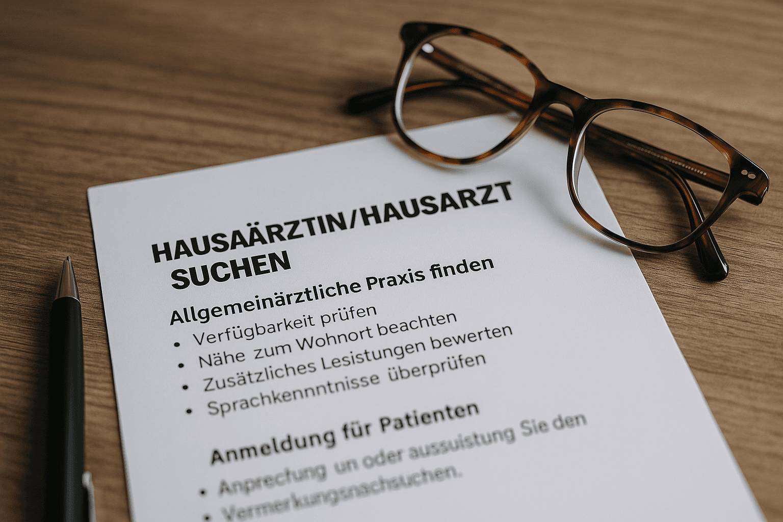 Jak znaleźć lekarza rodzinnego (Hausarzt) i najbliższą przychodnię