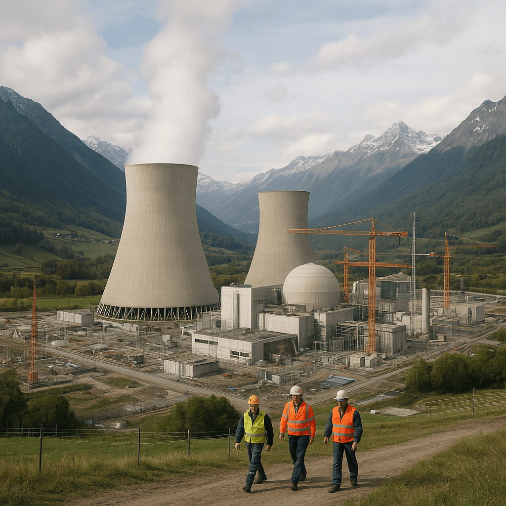 Budowa nowych elektrowni atomowych w Szwajcarii