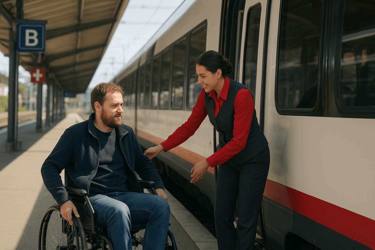 Podróż bez barier w Szwajcarii: SBB Call Center Handicap, asysta na stacjach i Twoje prawa pasażera