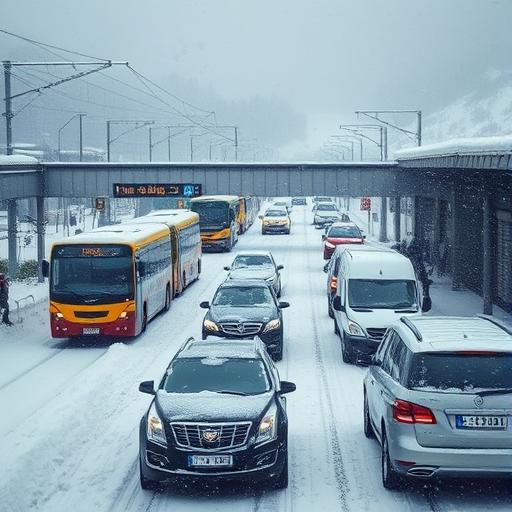 Silne opady śniegu powodują chaos w Szwajcarii: problemy w transporcie i wypadki