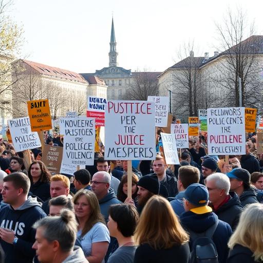 Protesty w Lozannie po śmierci Kenechukwu E. podczas interwencji policji