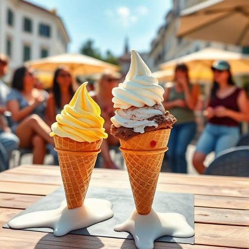 Eksperyment w Zurychu: Które lody topnieją szybciej?