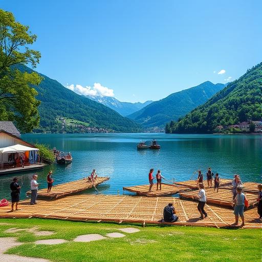 Tradycja Flössen w Oberägeri: Święto drewna na jeziorze Ägerisee