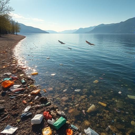 Alarmujące wyniki badania dotyczącego zanieczyszczenia plastikiem Jeziora Genewskiego