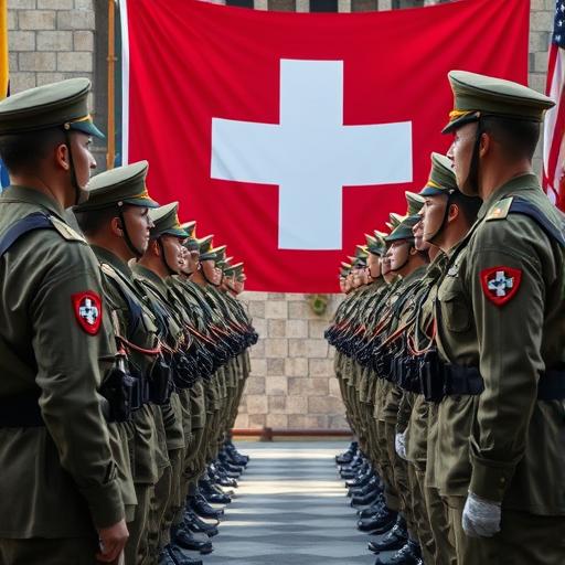 Kontrowersyjne wideo żołnierzy prezentujących salut hitlerowski w Szwajcarii