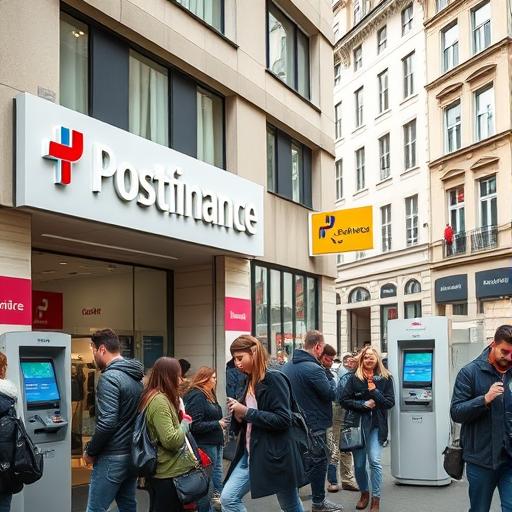 Krótka awaria płatności kartą w Postfinance w Zurychu