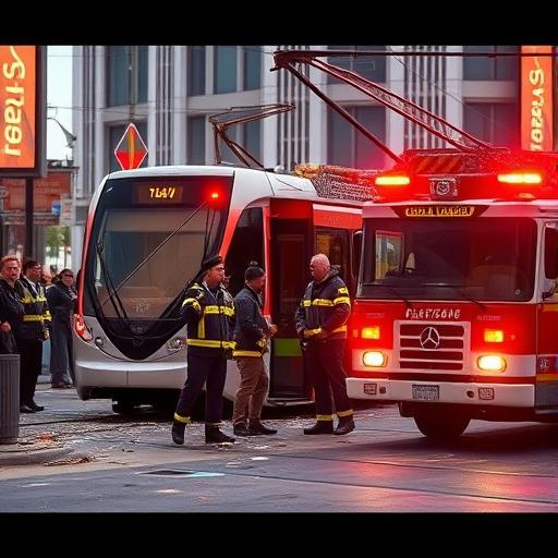 Spectakularny Wypadek Tramwaju z Wozem Strażackim w Onex