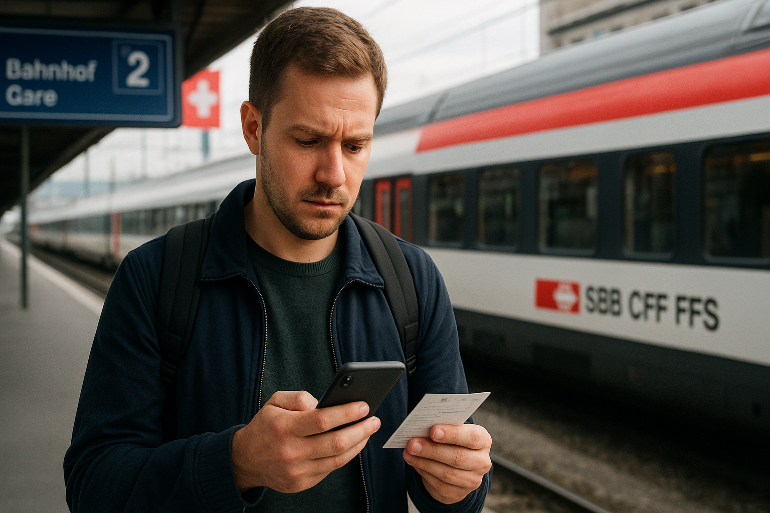 Opóźnił się pociąg? Zwrot i odszkodowanie w Szwajcarii: kiedy przysługuje i jak złożyć wniosek (SBB, ZVV, inni przewoźnicy)