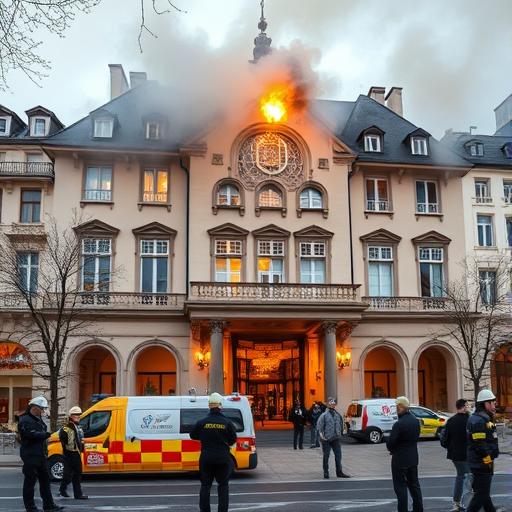 Pożar w Four Seasons Hôtel des Bergues w Genewie – wszystkie osoby bezpieczne