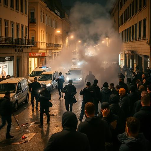 Zamieszki w Bernie podczas nieautoryzowanego protestu pro‑palestyńskiego