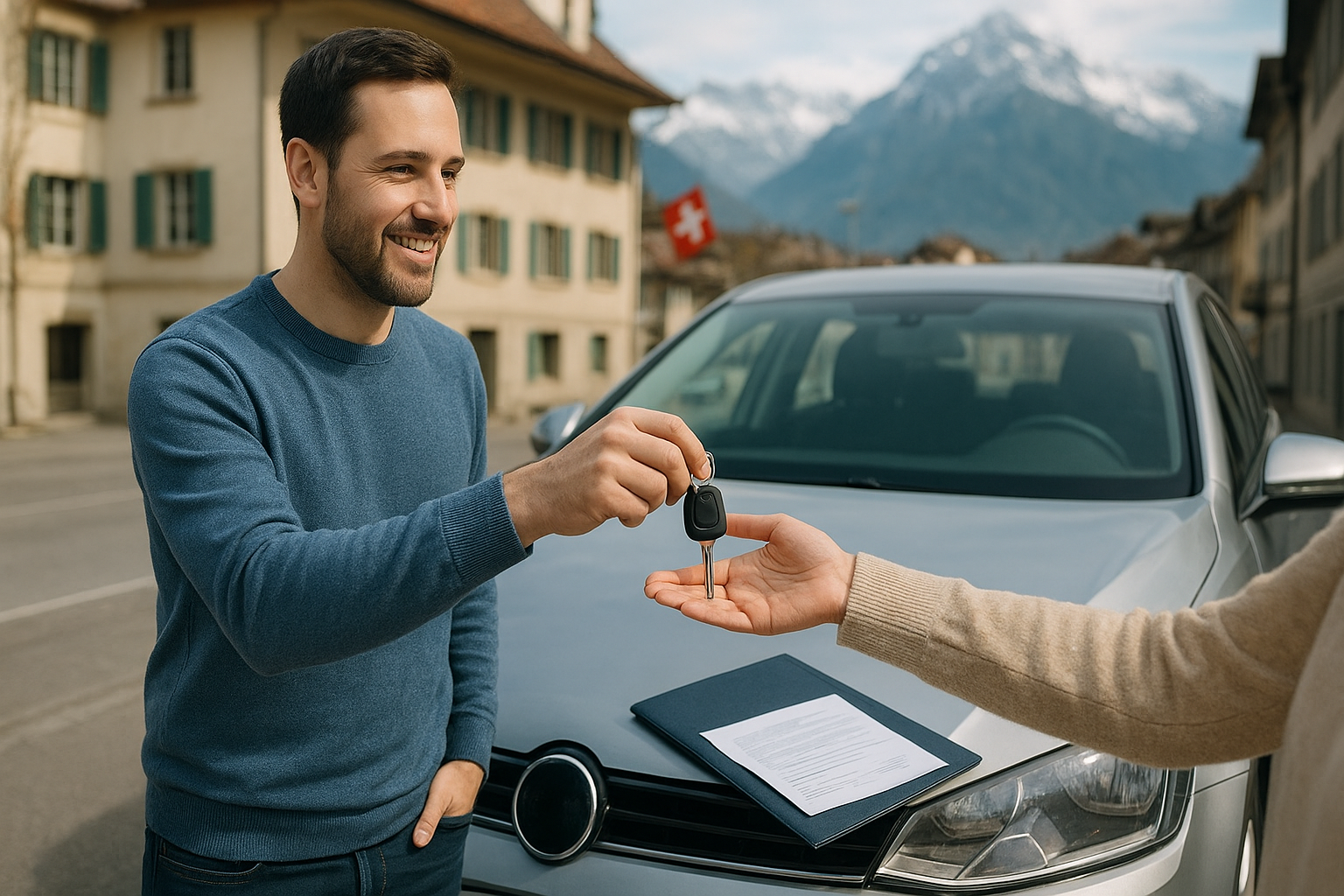 Sprzedajesz auto w Szwajcarii: umowa, wyrejestrowanie, zwroty podatków/ubezpieczenia i co z tablicami
