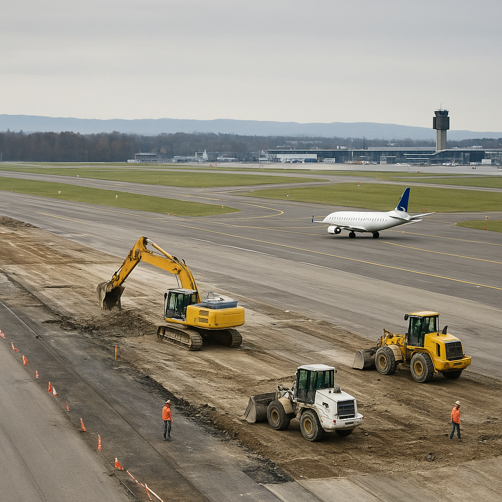 Remont głównego pasa Basel EuroAirport: ograniczenia lotów od 15 kwietnia do 20 maja 2026