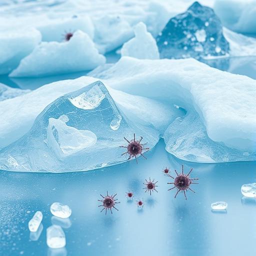 Mikroorganizmy w lodowcach: Nieznane bakterie i wirusy a globalne problemy
