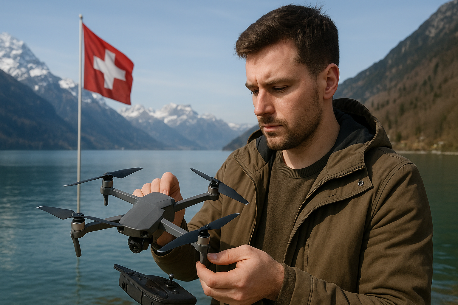 Dron w Szwajcarii bez kłopotów: rejestracja UAS, strefy zakazu lotów i obowiązkowe ubezpieczenie