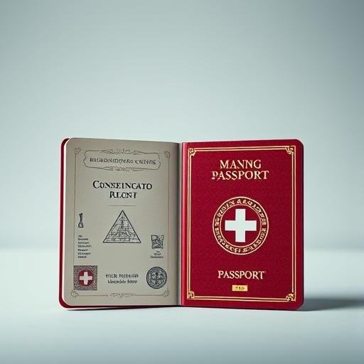 Nowoczesny szwajcarski paszport zachwyca wzorem