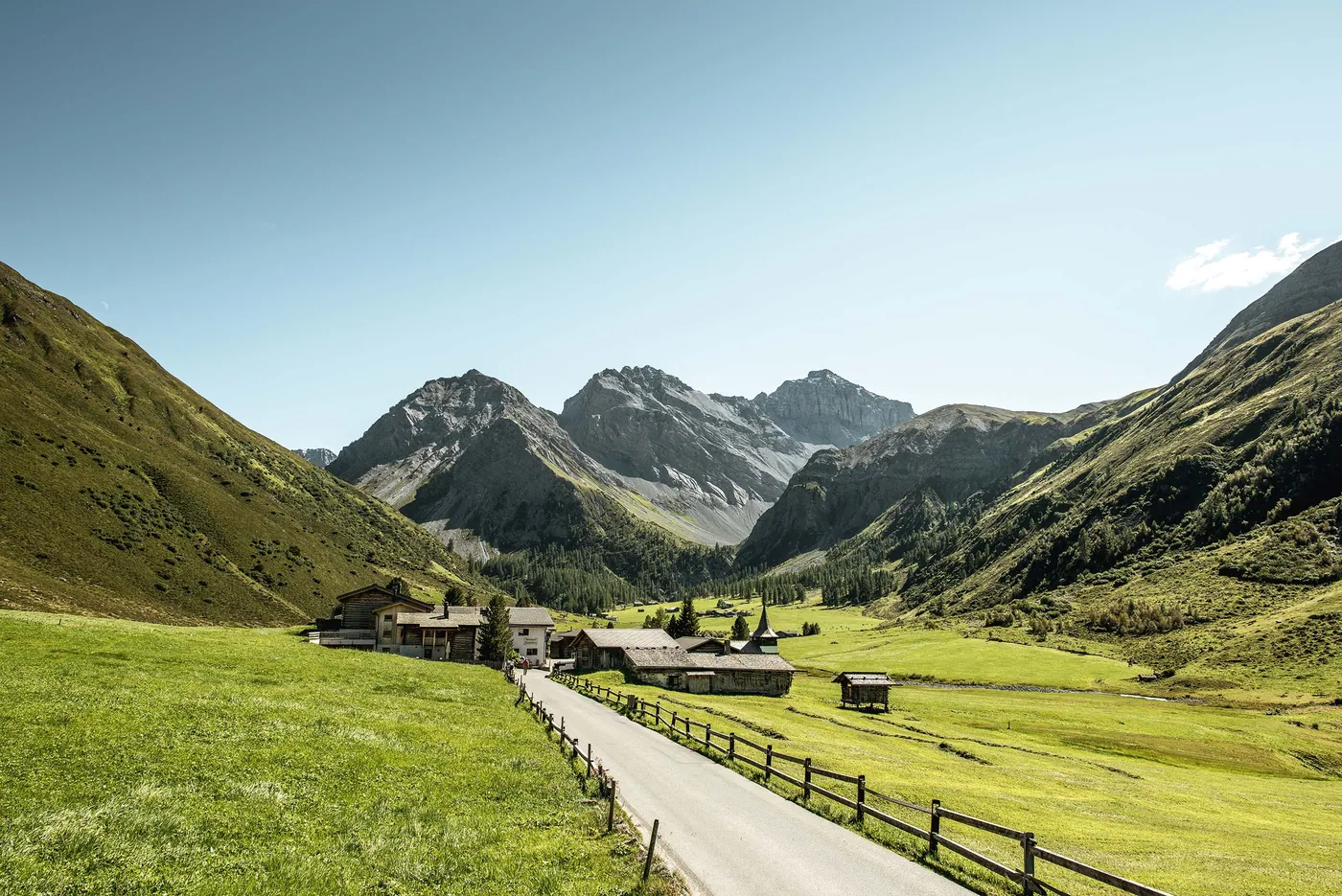 Dolina Sertig — cisza pod Davos