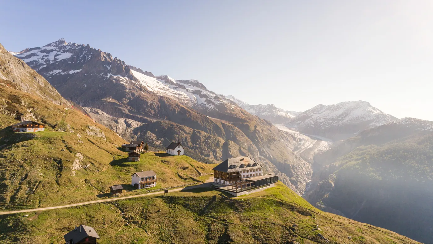 Blatten-Belalp — balkon nad lodowcem Aletsch