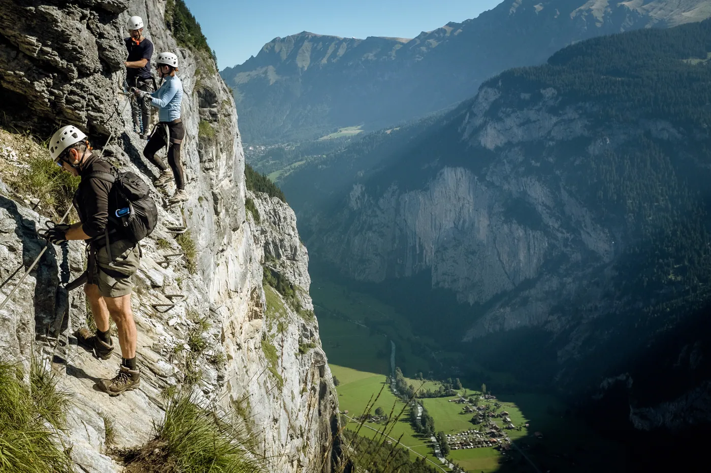 Via ferrata Mürren — perć z widokiem na Jungfrau
