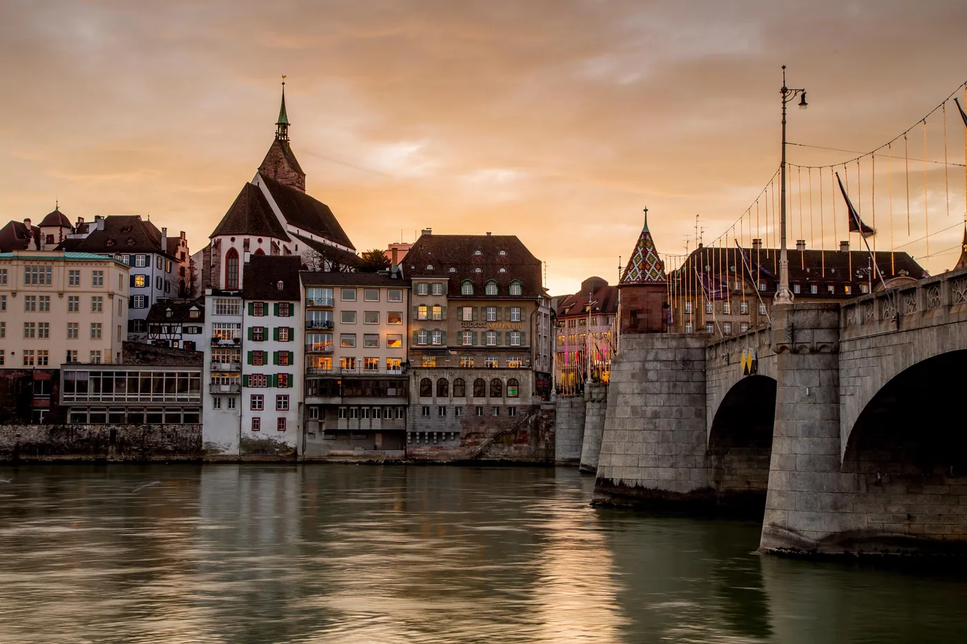 Mittlere Brücke — most-symbol Bazylei