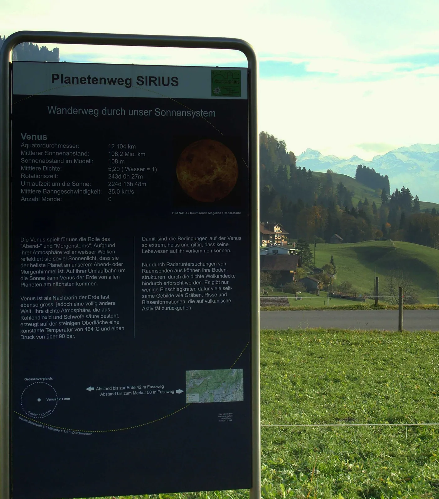 Szlak Planet z planetarium i obserwatorium (Thun)