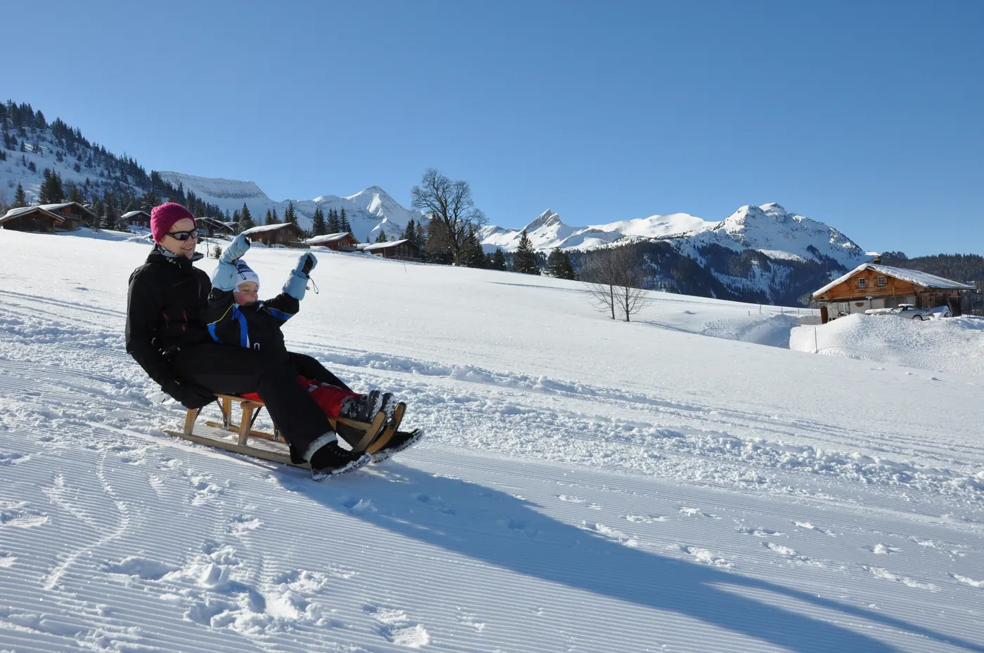 Tor saneczkowy na Axalp