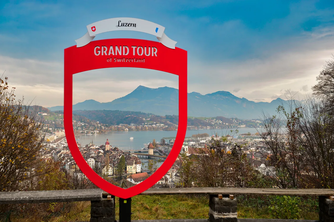Punkt foto Lucerna — Château Gütsch
