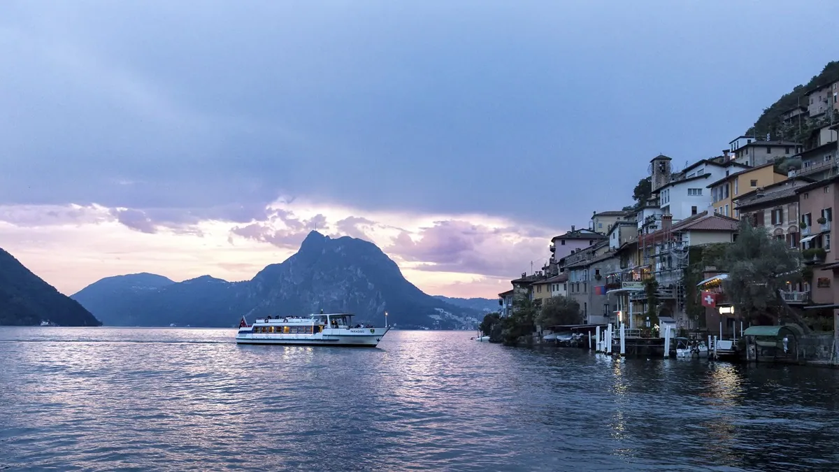 Rejs do grot (Jezioro Lugano)