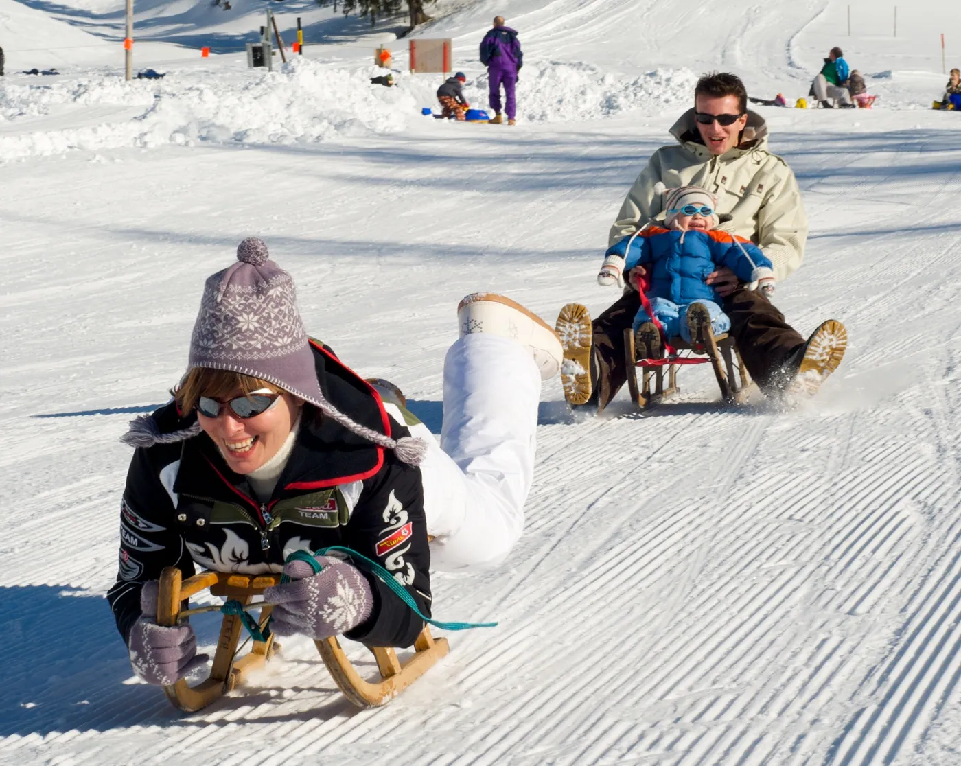 Tor saneczkowy Villars