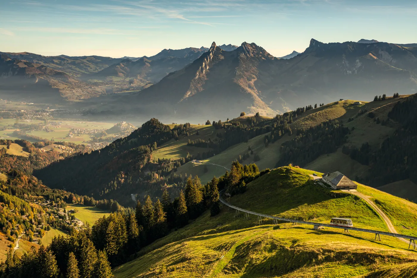 La Gruyère — region do schrupania