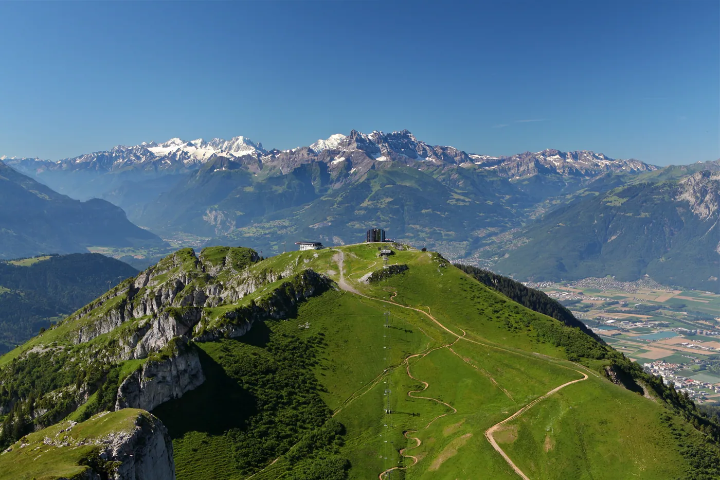 Leysin — słońce nad Lemanem