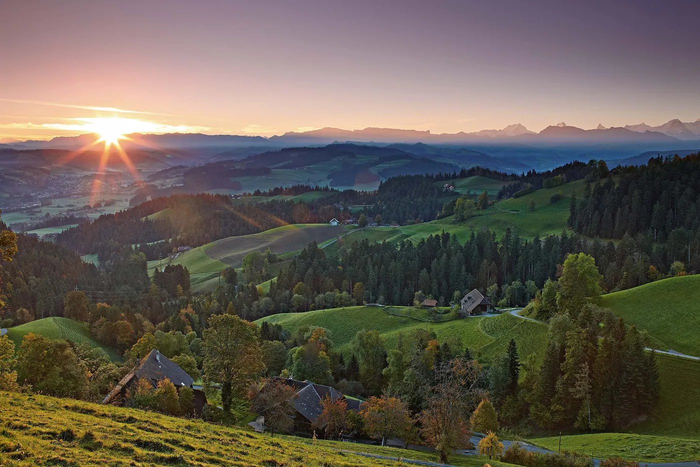 Emmental — pagórki, sery i spokój