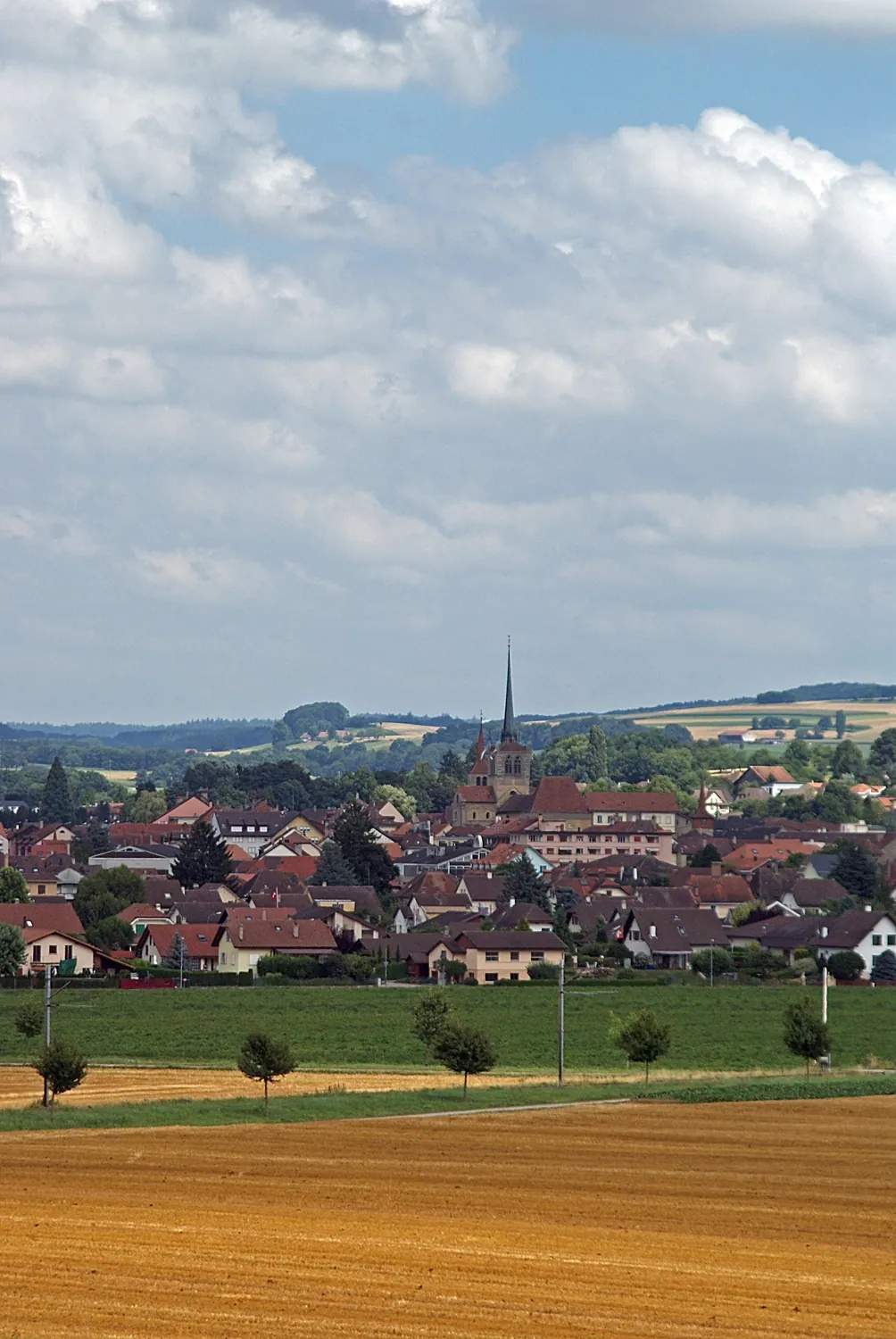 Payerne — romański klejnot nad jeziorem