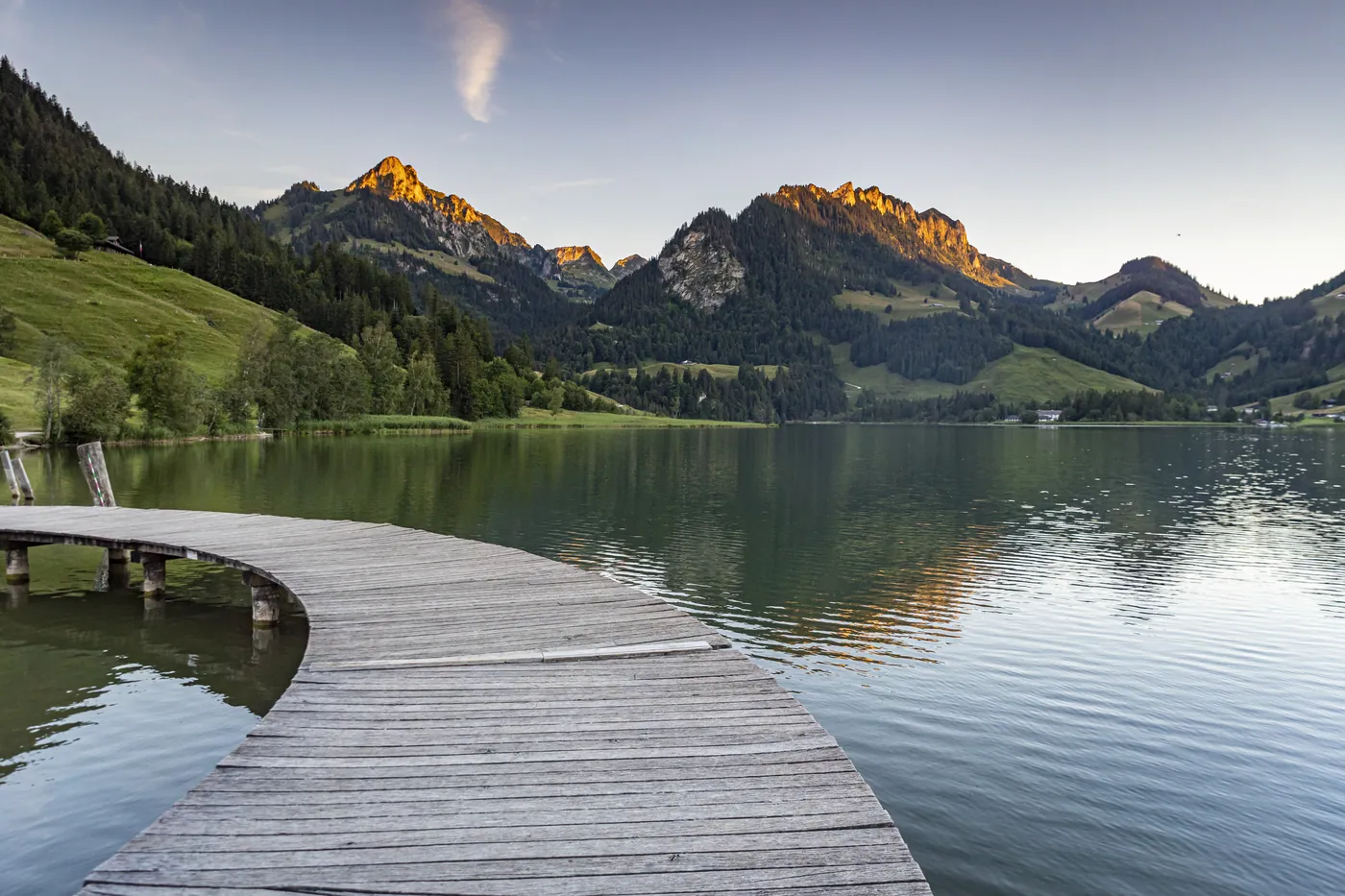 Schwarzsee — czarne jezioro Fryburga