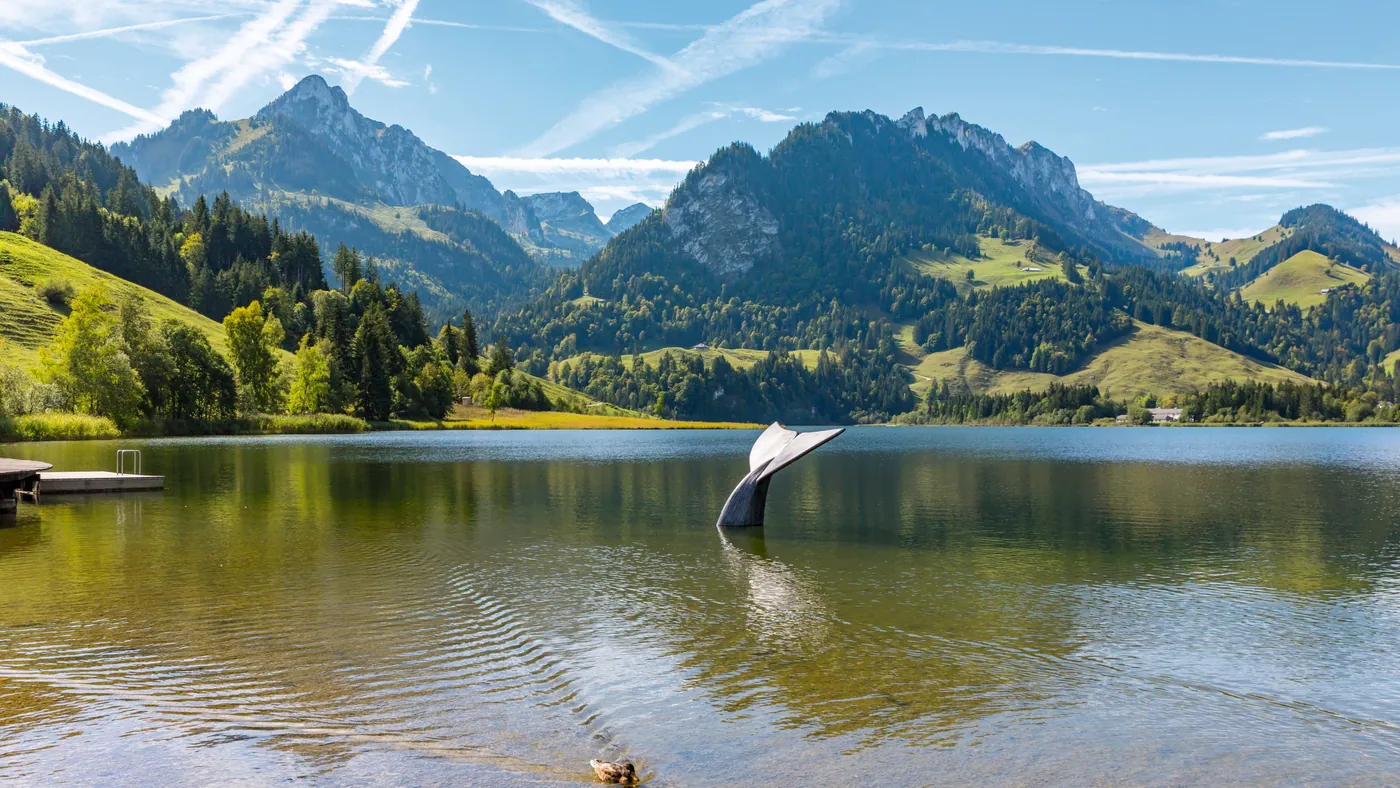 Pętla wokół jeziora Schwarzsee