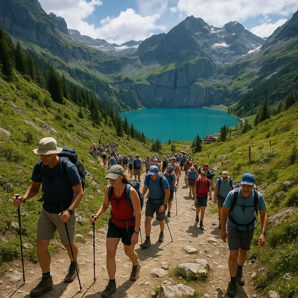 Kandersteg rozważa opłaty dla turystów nad Oeschinensee
