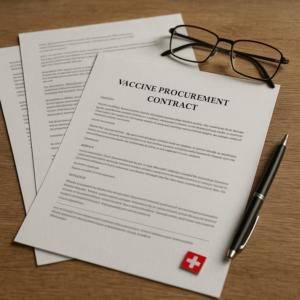 Umowy na szczepionki w Szwajcarii – co ujawniono